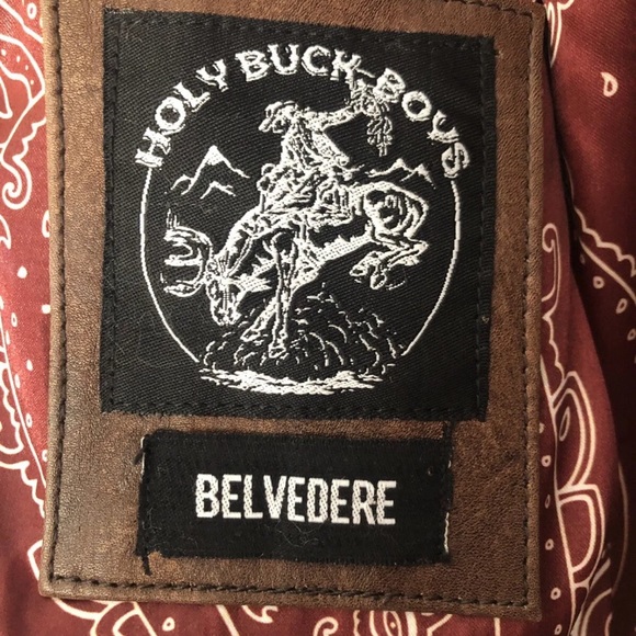 Master Supply Co. Belvedere Rust Leather Jacket - Picture 4 of 4